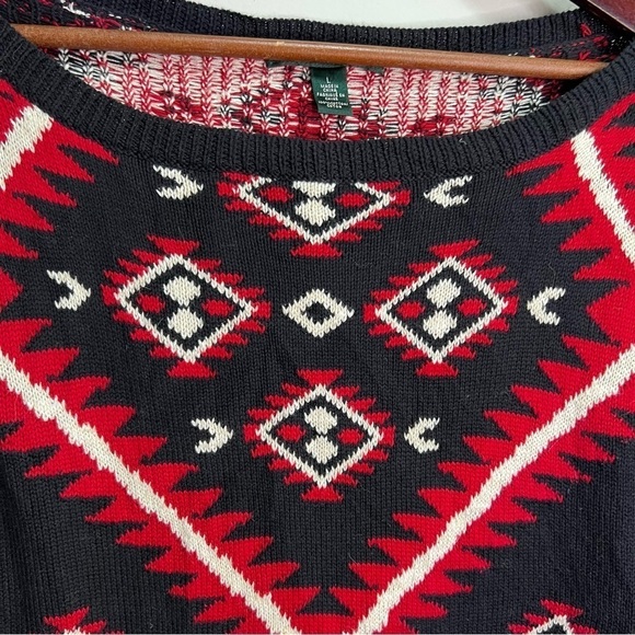 Ralph Lauren Southwestern Tunic Sweater Aztec Size Large - Picture 6 of 11